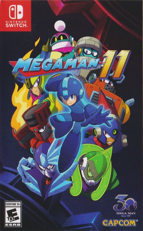 Mega Man 11 box art for Playstation 4